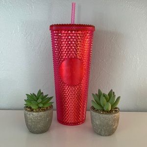 Hot Pink Studded Venti Starbucks Cup